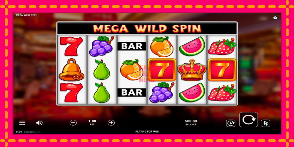 Mega Wild Spin hrací automat s pohodlnými bonusmi, predstaviť si 1