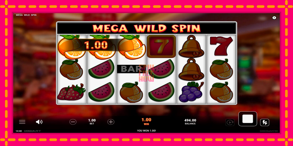 Mega Wild Spin hrací automat s pohodlnými bonusmi, predstaviť si 5