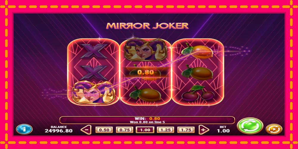 Mirror Joker hrací automat s pohodlnými bonusmi, predstaviť si 4