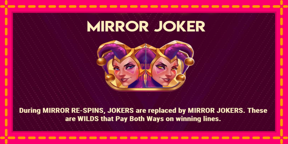 Mirror Joker hrací automat s pohodlnými bonusmi, predstaviť si 6