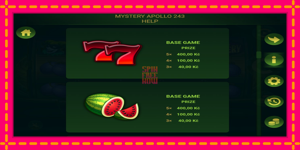 Mystery Apollo 243 hrací automat s pohodlnými bonusmi, predstaviť si 5