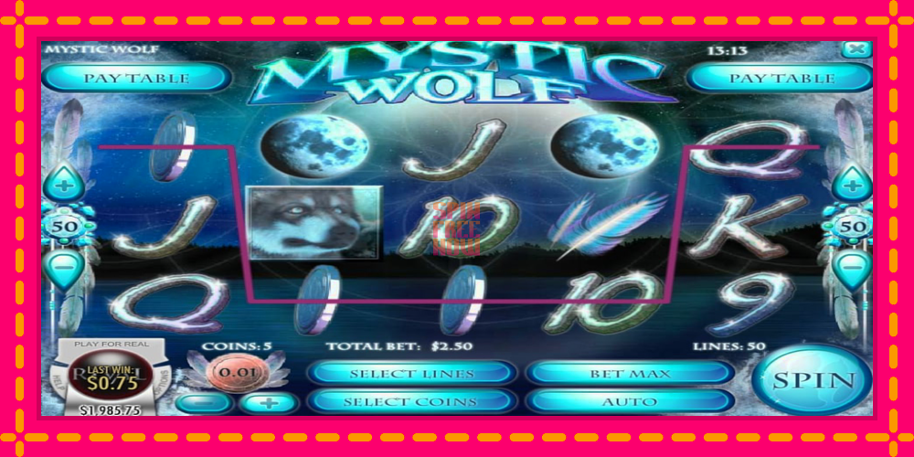 Mystic Wolf hrací automat s pohodlnými bonusmi, predstaviť si 3