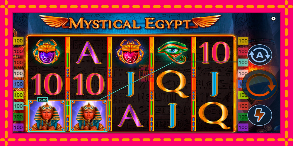 Mystical Egypt hrací automat s pohodlnými bonusmi, predstaviť si 3