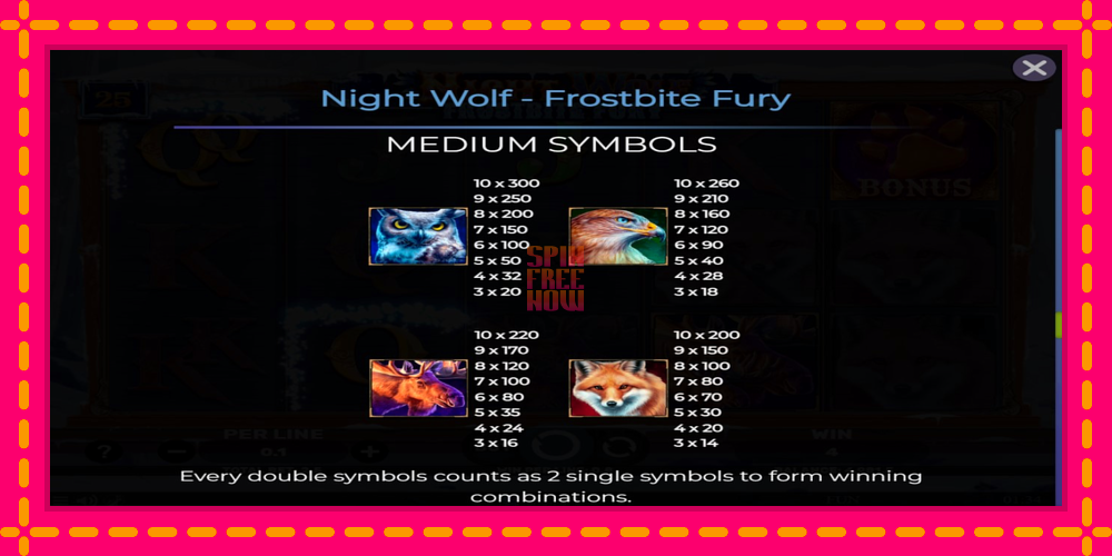 Night Wolf - Frostbite Fury hrací automat s pohodlnými bonusmi, predstaviť si 7