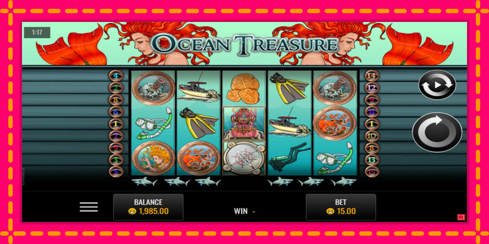 Ocean Treasure hrací automat s pohodlnými bonusmi, predstaviť si 1