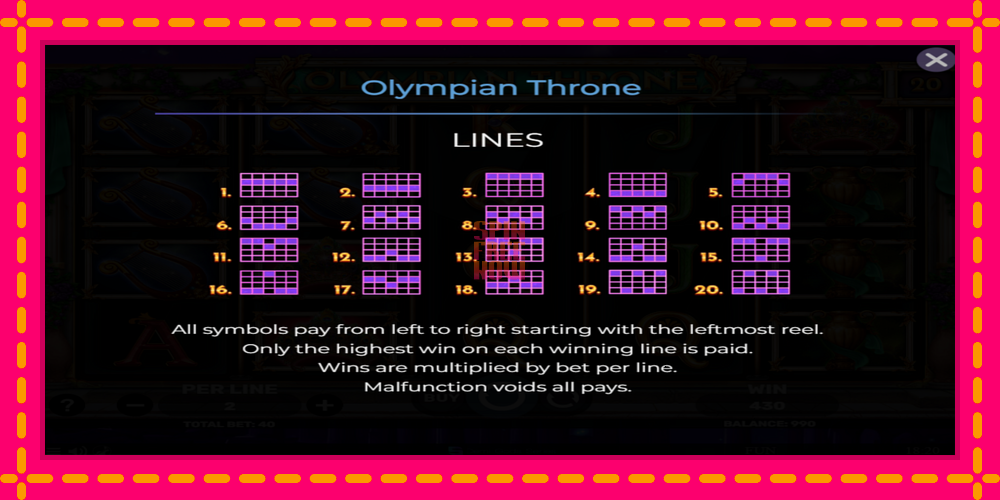 Olympian Throne hrací automat s pohodlnými bonusmi, predstaviť si 4