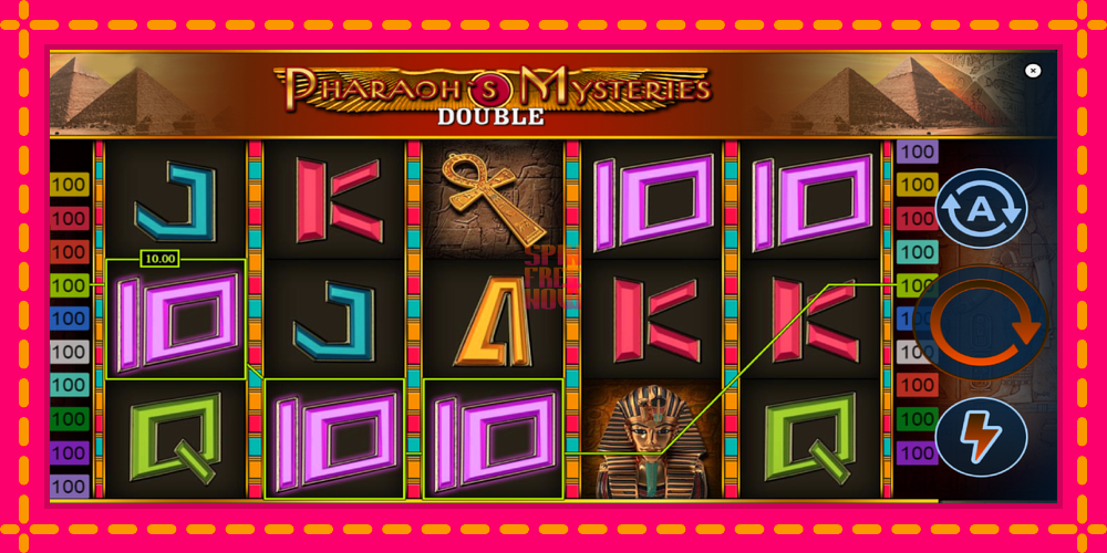 Pharaons Mysteries Double hrací automat s pohodlnými bonusmi, predstaviť si 3