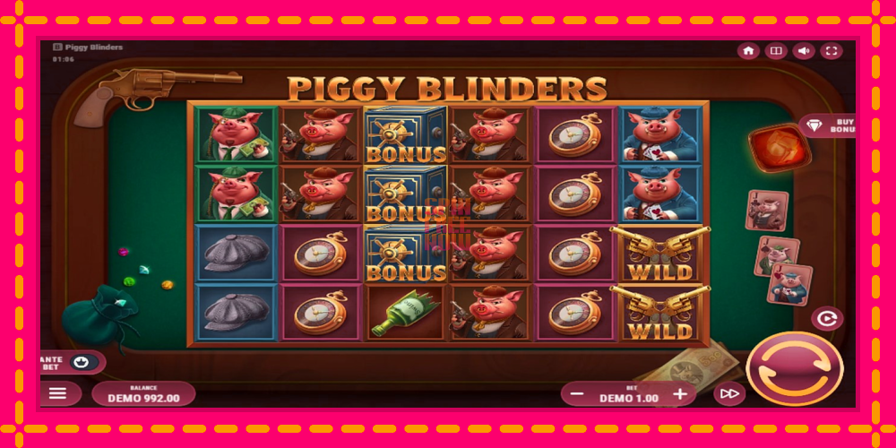 Piggy Blinders hrací automat s pohodlnými bonusmi, predstaviť si 3