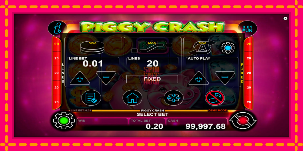 Piggy Crash hrací automat s pohodlnými bonusmi, predstaviť si 5