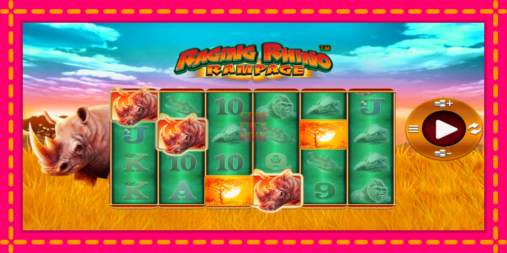 Raging Rhino Rampage hrací automat s pohodlnými bonusmi, predstaviť si 2