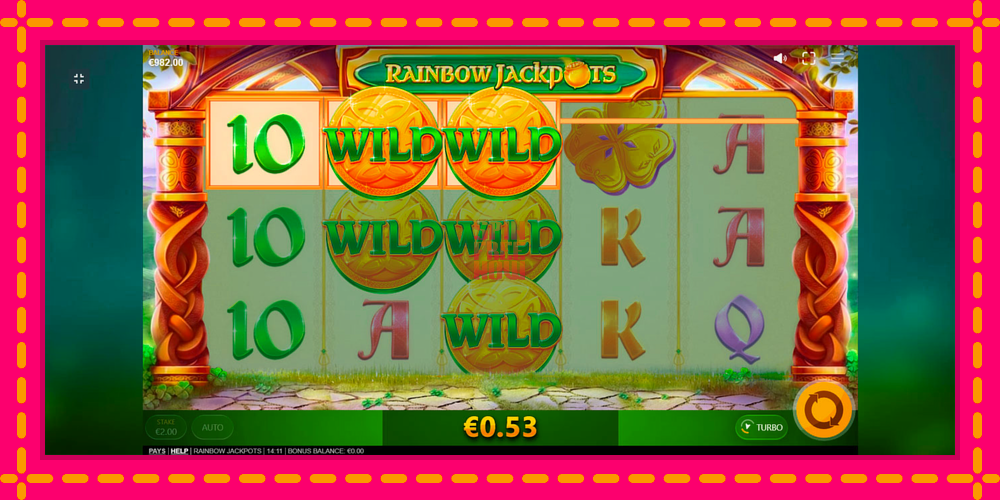 Rainbow Jackpots hrací automat s pohodlnými bonusmi, predstaviť si 2