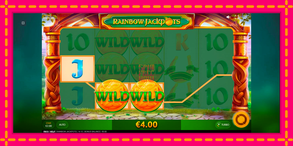 Rainbow Jackpots hrací automat s pohodlnými bonusmi, predstaviť si 5