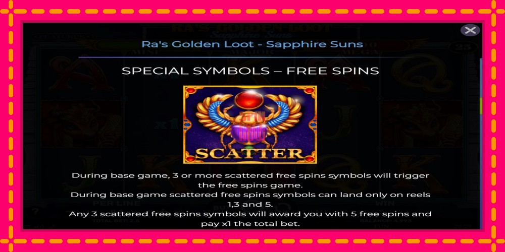 Ras Golden Loot - Sapphire Suns hrací automat s pohodlnými bonusmi, predstaviť si 4