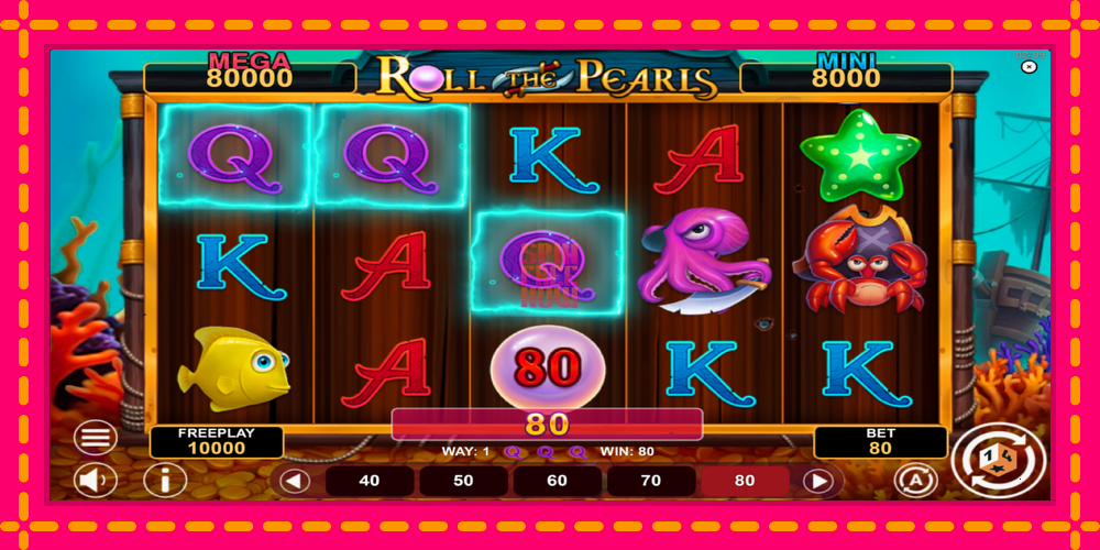 Roll The Pearls Hold & Win hrací automat s pohodlnými bonusmi, predstaviť si 3