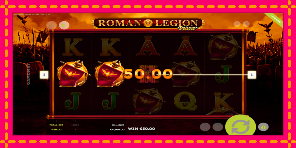 Roman Legion Deluxe hrací automat s pohodlnými bonusmi, predstaviť si 3