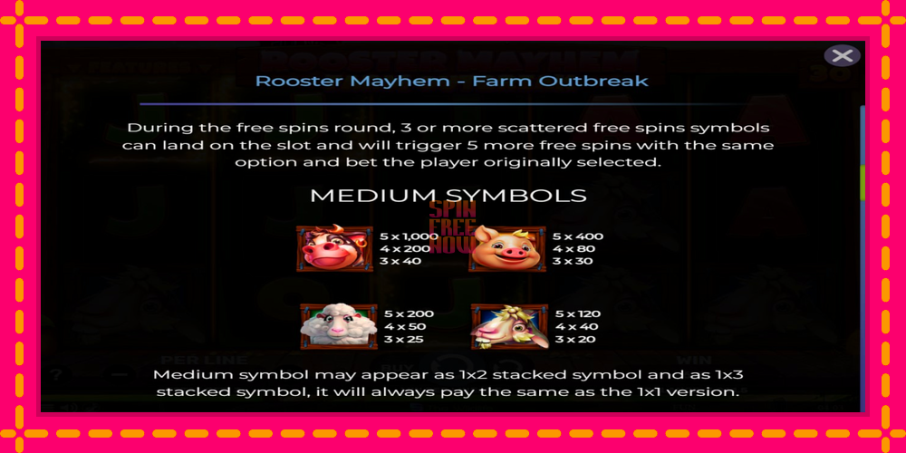 Rooster Mayhem Farm Outbreak hrací automat s pohodlnými bonusmi, predstaviť si 5