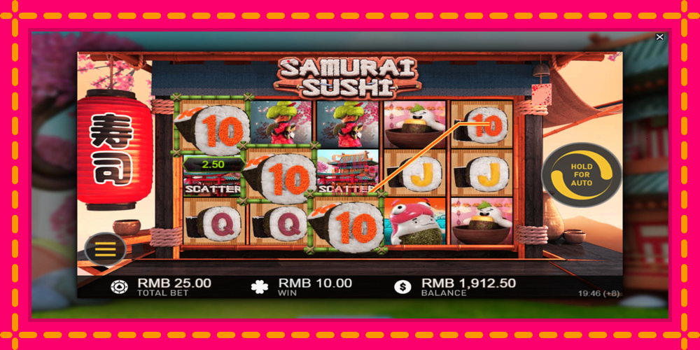 Samurai Sushi hrací automat s pohodlnými bonusmi, predstaviť si 3