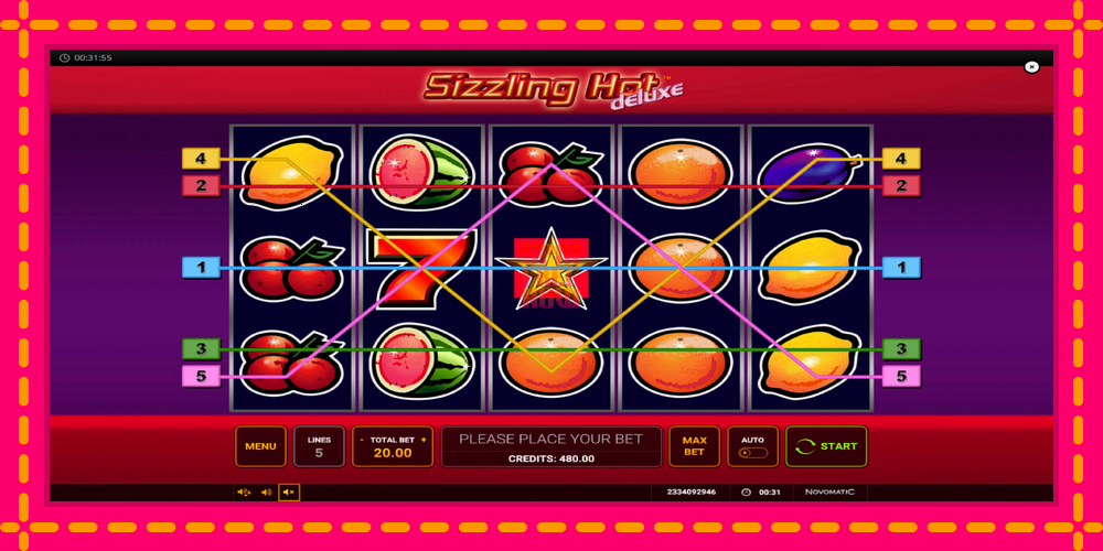 Sizzling Hot Deluxe hrací automat s pohodlnými bonusmi, predstaviť si 3