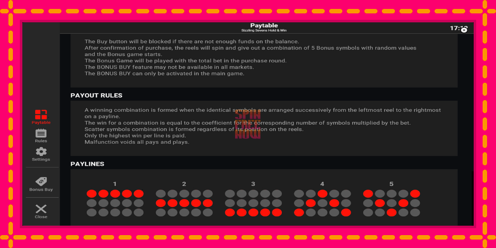 Sizzling Sevens Hold & Win hrací automat s pohodlnými bonusmi, predstaviť si 7