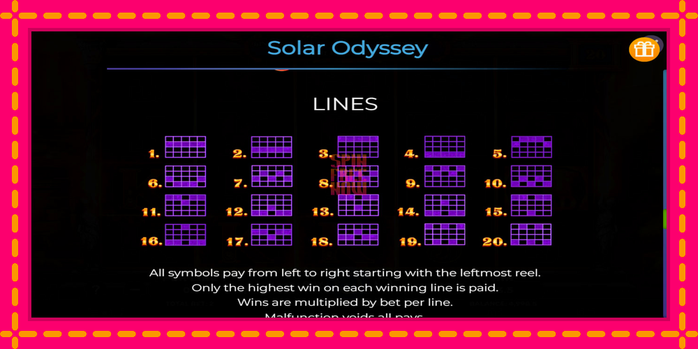 Solar Odyssey hrací automat s pohodlnými bonusmi, predstaviť si 7