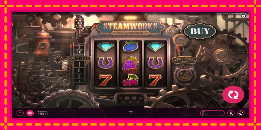 Steamworks - The Workshop hrací automat s pohodlnými bonusmi, predstaviť si 2