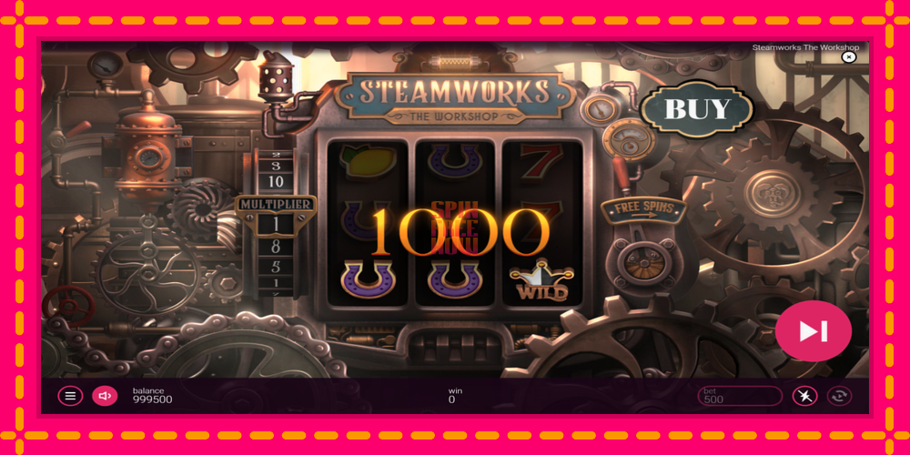 Steamworks - The Workshop hrací automat s pohodlnými bonusmi, predstaviť si 3