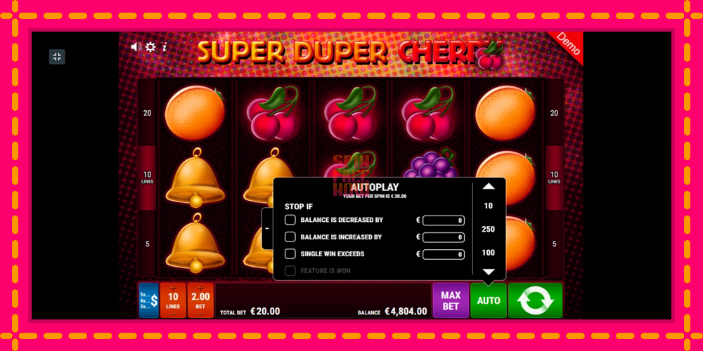 Super Duper Cherry hrací automat s pohodlnými bonusmi, predstaviť si 5