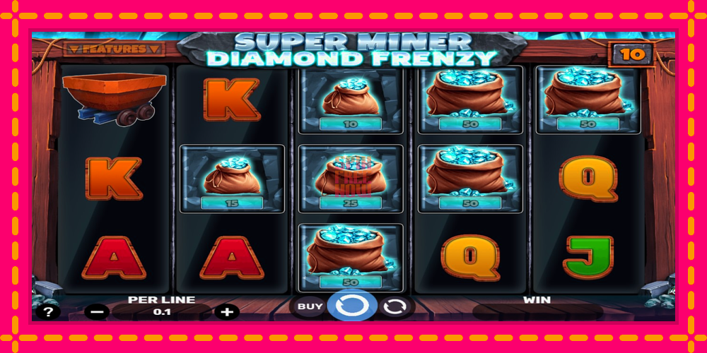 Super Miner - Diamond Frenzy hrací automat s pohodlnými bonusmi, predstaviť si 2