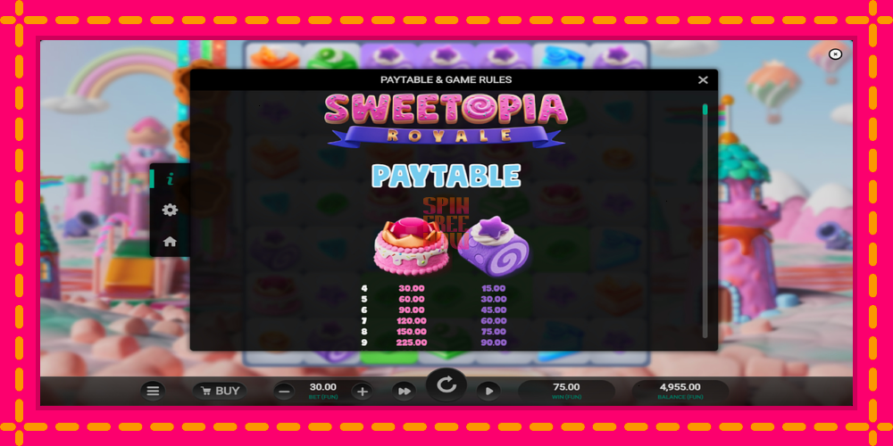 Sweetopia Royale hrací automat s pohodlnými bonusmi, predstaviť si 5