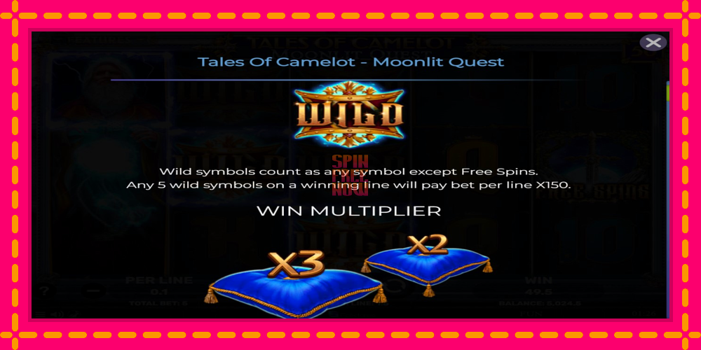 Tales of Camelot - Moonlit Quest hrací automat s pohodlnými bonusmi, predstaviť si 4