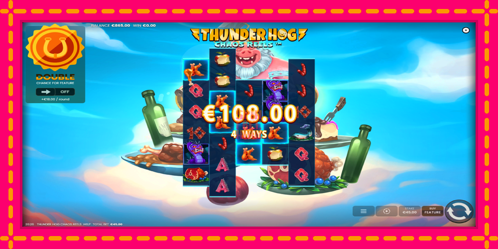 Thunder Hog Chaos Reels hrací automat s pohodlnými bonusmi, predstaviť si 3