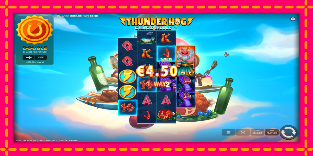 Thunder Hog Chaos Reels hrací automat s pohodlnými bonusmi, predstaviť si 4