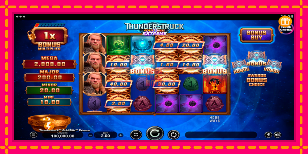 Thunderstruck Gold Blitz Extreme hrací automat s pohodlnými bonusmi, predstaviť si 1