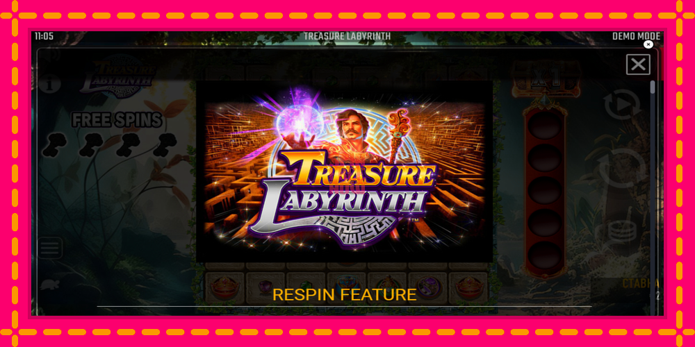 Treasure Labyrinth hrací automat s pohodlnými bonusmi, predstaviť si 4