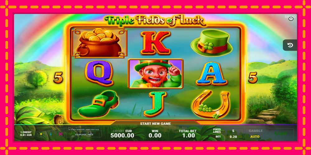 Triple Fields of Luck hrací automat s pohodlnými bonusmi, predstaviť si 1