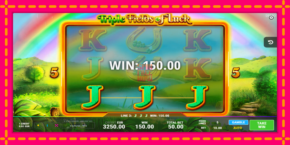 Triple Fields of Luck hrací automat s pohodlnými bonusmi, predstaviť si 4