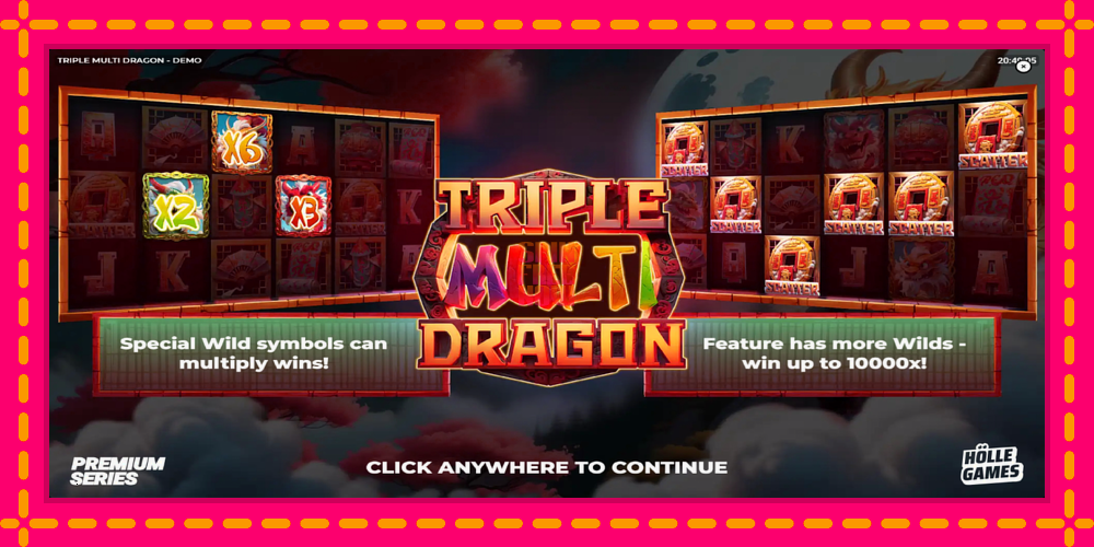 Triple Multi Dragon hrací automat s pohodlnými bonusmi, predstaviť si 1