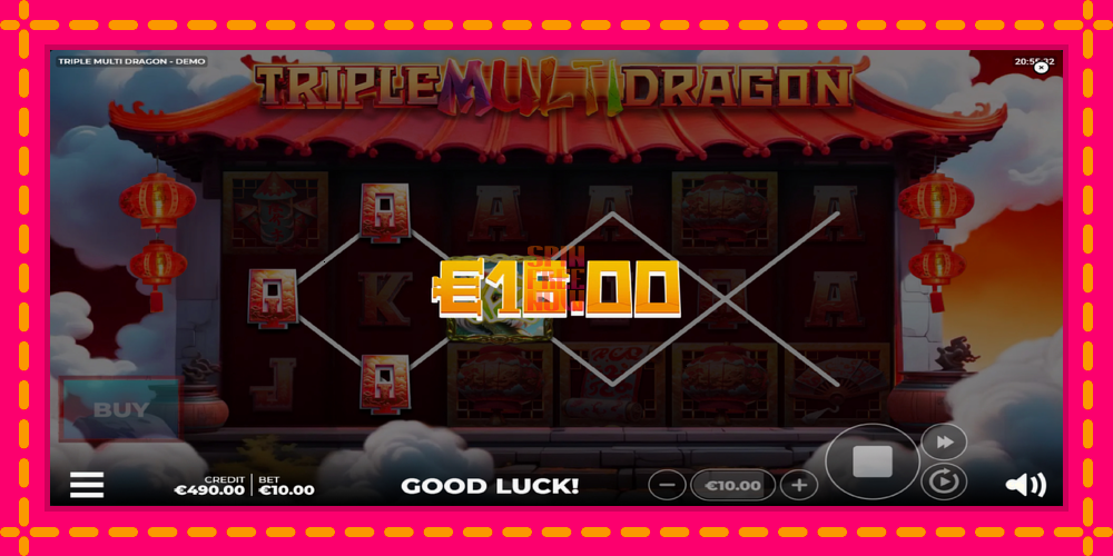 Triple Multi Dragon hrací automat s pohodlnými bonusmi, predstaviť si 3