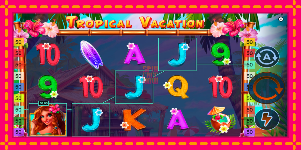 Tropical Vacation hrací automat s pohodlnými bonusmi, predstaviť si 3