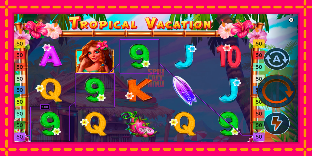 Tropical Vacation hrací automat s pohodlnými bonusmi, predstaviť si 4