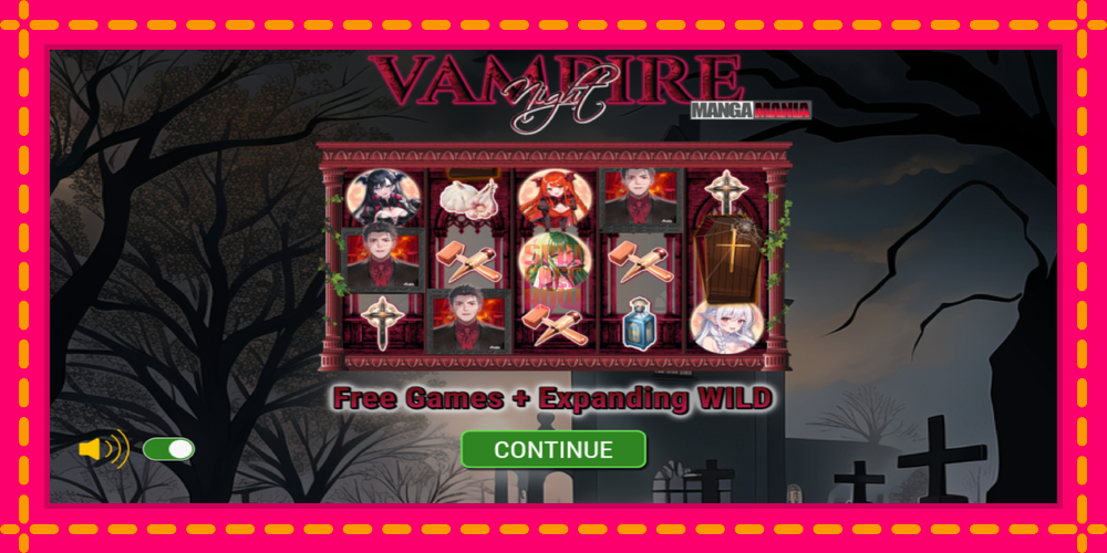 Vampire Night hrací automat s pohodlnými bonusmi, predstaviť si 1