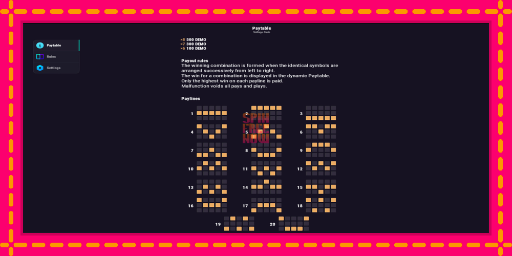 Voltage Cash hrací automat s pohodlnými bonusmi, predstaviť si 6