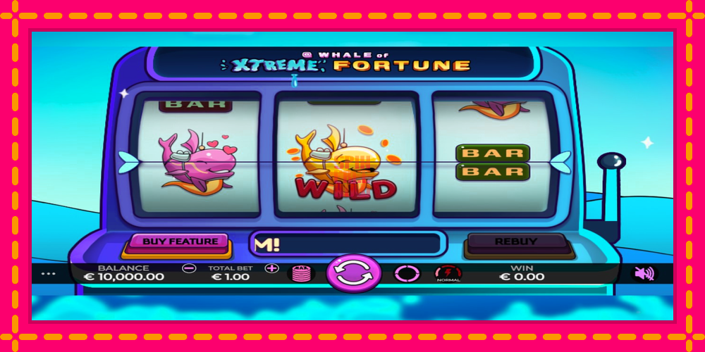 Whale of Xtreme Fortune hrací automat s pohodlnými bonusmi, predstaviť si 1