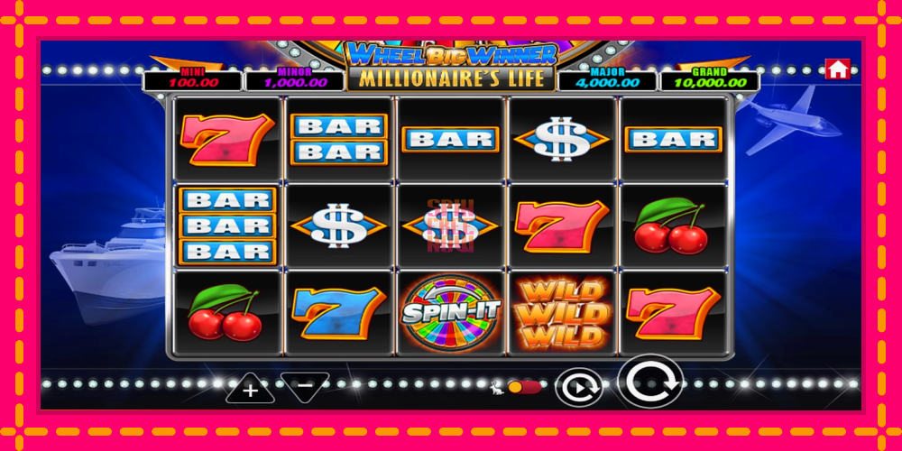 Wheel Big Winner Millionaires Life hrací automat s pohodlnými bonusmi, predstaviť si 2