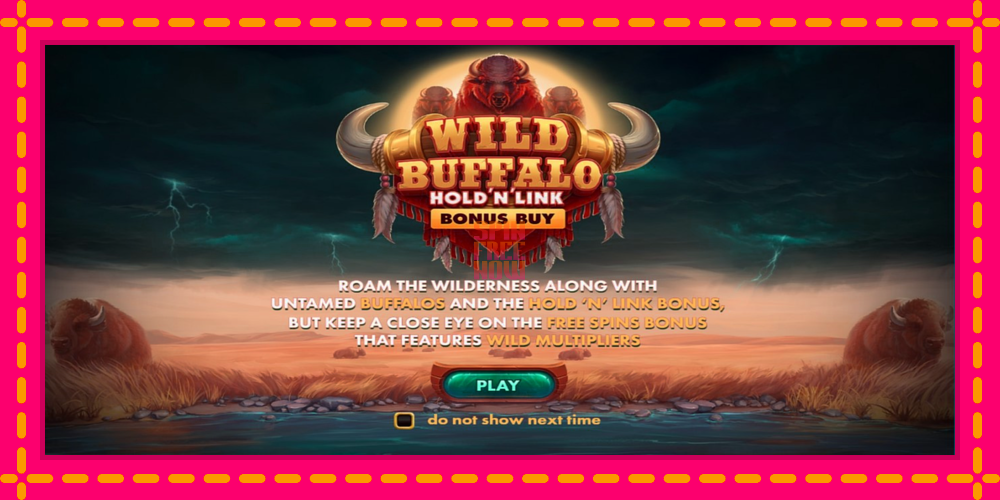 Wild Buffalo Hold N Link Bonus Buy hrací automat s pohodlnými bonusmi, predstaviť si 1