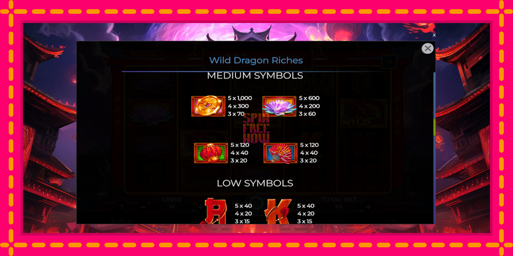 Wild Dragon Riches hrací automat s pohodlnými bonusmi, predstaviť si 6