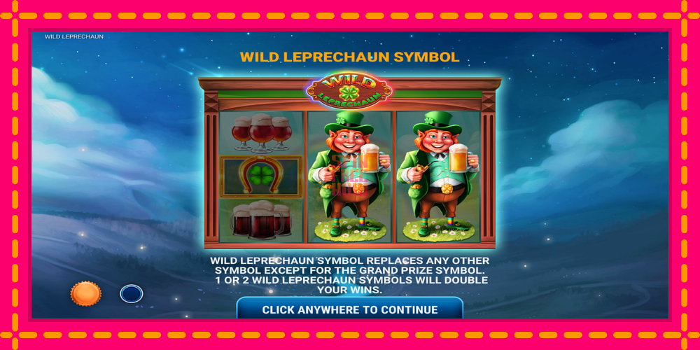 Wild Leprechaun hrací automat s pohodlnými bonusmi, predstaviť si 1