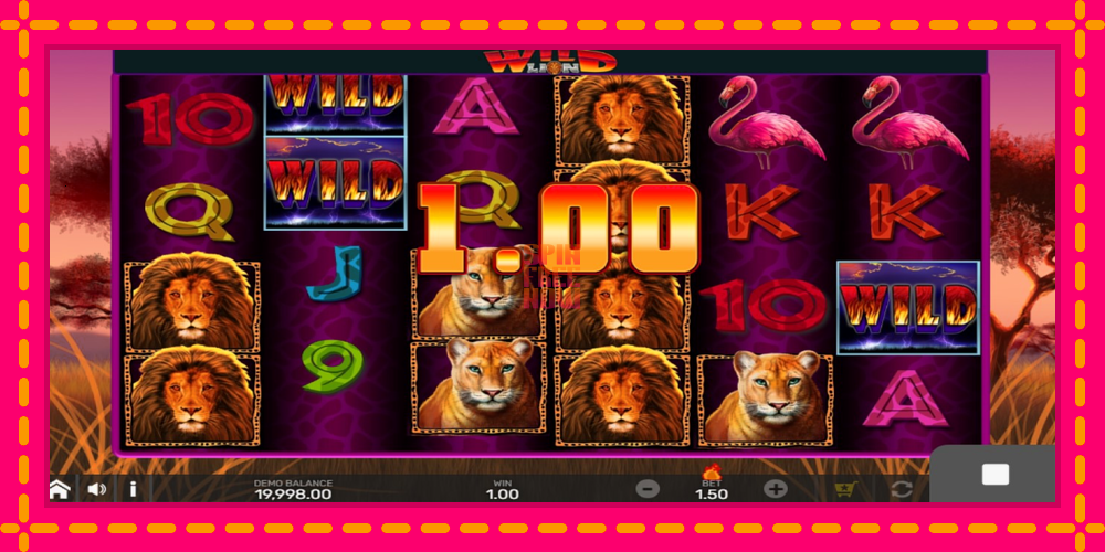 Wild Lion with Reel Bingo hrací automat s pohodlnými bonusmi, predstaviť si 2