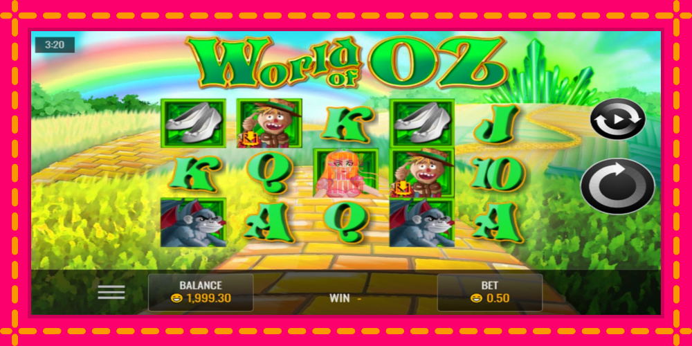 World of Oz hrací automat s pohodlnými bonusmi, predstaviť si 1