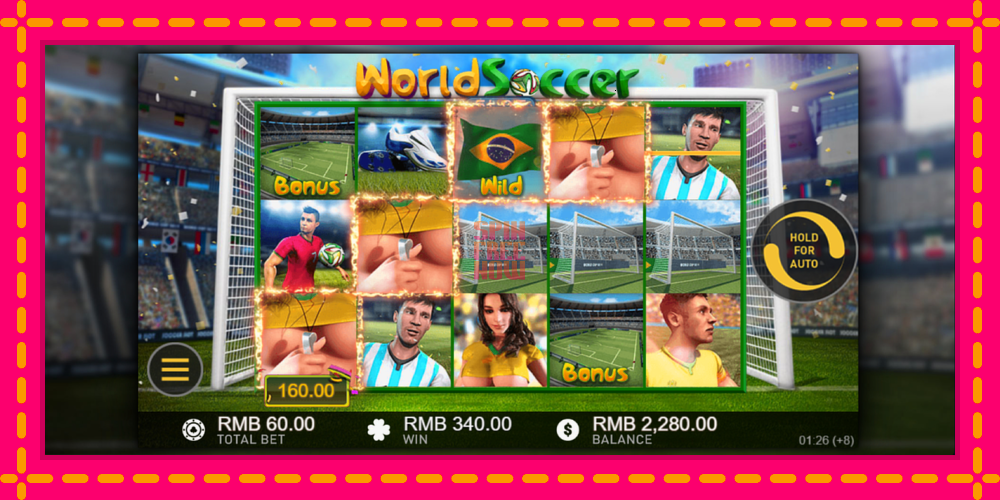 World Soccer Slot hrací automat s pohodlnými bonusmi, predstaviť si 3